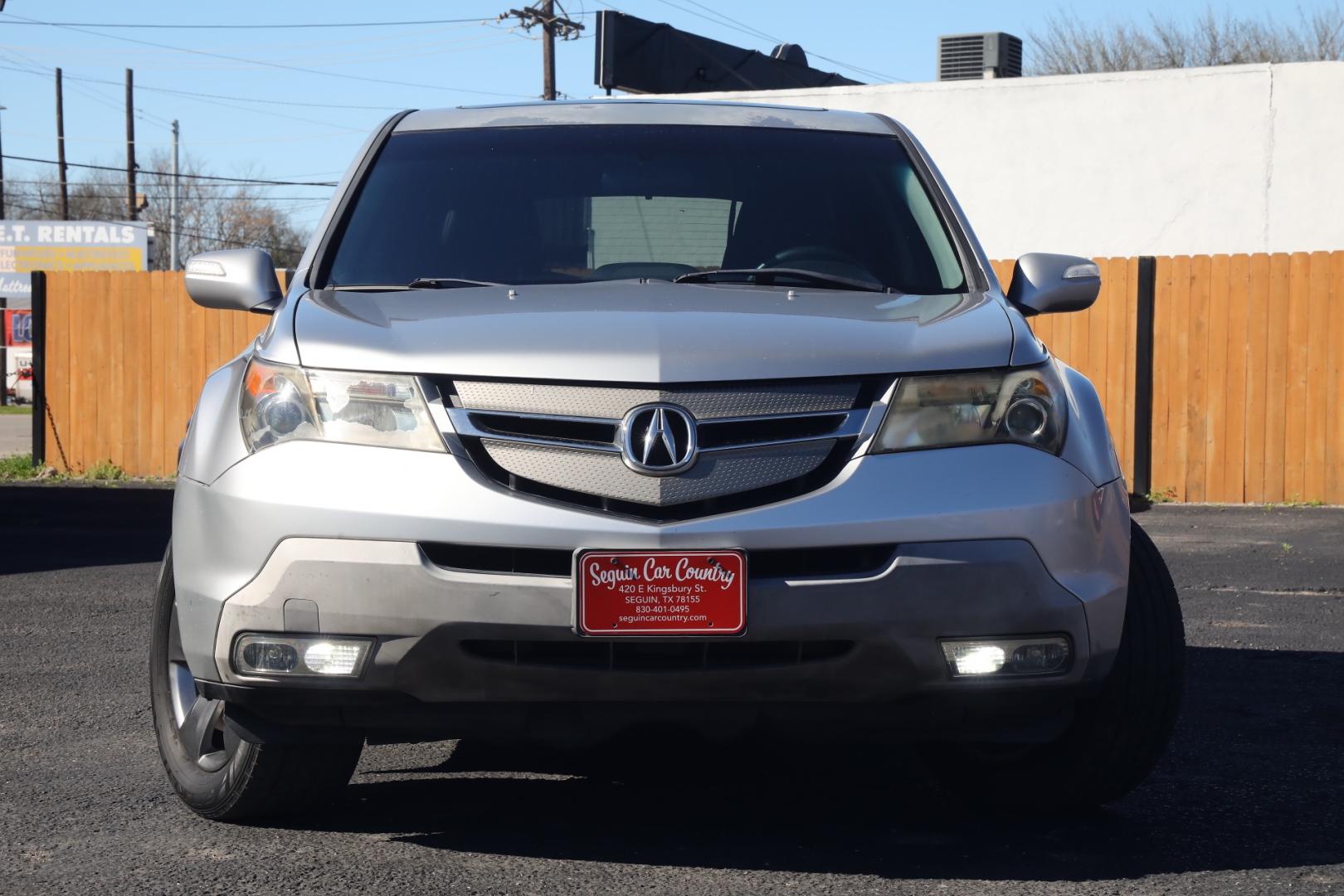 2007 SILVER ACURA MDX Sport Package with Rear DVD System (2HNYD28837H) with an 3.7L V6 SOHC 24V engine, 5-SPEED AUTOMATIC transmission, located at 420 E. Kingsbury St., Seguin, TX, 78155, (830) 401-0495, 29.581060, -97.961647 - Photo#1